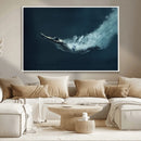 Swimmer Wall Art Canvas Print