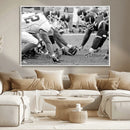 American Football Player Wall Art Canvas Print by MyGreatCanvas | Canvas Wall Art Prints | Photo Prints & Wall Decor