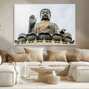 Buddha Statue Wall Art Canvas Print