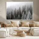 Big Foggy Forest and Misty Trees Forest Wall Art Canvas by MyGreatCanvas | Canvas Wall Art Prints | Photo Prints & Wall Decor