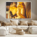 Gold Buddha Statue Hands Wall Art Canvas Print by MyGreatCanvas | Canvas Wall Art Prints | Photo Prints & Wall Decor