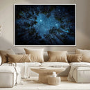 Forest and Stars Wall Art Canvas Print by MyGreatCanvas | Canvas Wall Art Prints | Photo Prints & Wall Decor
