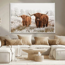 Longhorn Cattle Wall Art Canvas Print, Framed Farmhouse by MyGreatCanvas | Canvas Wall Art Prints | Photo Prints & Wall Decor