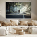 Cycling Road Bike in the Morning, Cycling Road Bike Canvas by MyGreatCanvas | Canvas Wall Art Prints | Photo Prints & Wall Decor