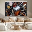 Spices and Seasonings Canvas Wall Art – Colorful Triptych by MyGreatCanvas | Canvas Wall Art Prints | Photo Prints & Wall Decor