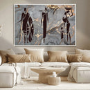 African American Wall Art – Elegant African Women Canvas