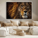 Mighty Lion Wall Art Canvas Print – Majestic Animal Portrait