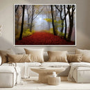 Foggy Forest Wall Art Landscape Canvas Print