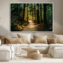 Natural Landscape Wall Art Relaxing Forest Canvas Print
