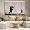 Banksy Wall Art Canvas Print, Framed Graffiti Art Picture by MyGreatCanvas | Canvas Wall Art Prints | Photo Prints & Wall Decor