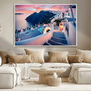 Santorini Island Wall Art Canvas Print by MyGreatCanvas | Canvas Wall Art Prints | Photo Prints & Wall Decor
