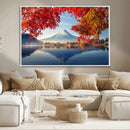 Mount Fuji Canvas Wall Art Japan Autumn Mountain Canvas