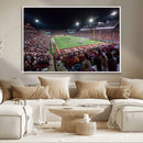 Mississippi State Bulldogs Stadium Wall Art Canvas Print –