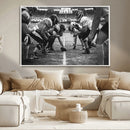 American Football Wall Art Canvas Print Framed Stadium Sport