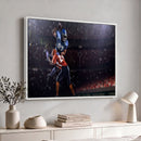 American Football Wall Art Canvas Print, Stadium Sport Wall