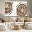 Wood Tree Ring Wall Art Canvas Prints, Tree Rings –