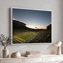 Oregon Ducks Football Team Print - Eugene Autzen Stadium