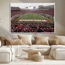 Wisconsin Badgers Team Print Canvas - Madison Camp Randall