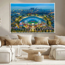 Los Angeles Dodgers Wall Art Canvas, Dodger Stadium Wall Art