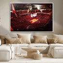 Houston Rockets Basketball Team Print Canvas- Houston Toyota