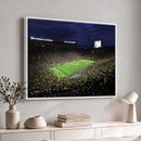 Michigan Wolverines Football Canvas Wall Decor, Football