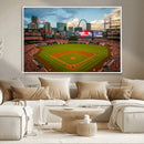 St. Louis Cardinals Baseball Team Print - Busch Stadium Wall