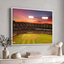 Oakland Athletics Baseball Team Print - Oakland Coliseum