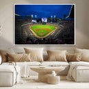 Truist Park Night Game Canvas Art - Atlanta Braves Stadium