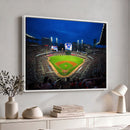 Truist Park Night Game Canvas Art - Atlanta Braves Stadium