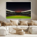 Yankee Stadium Night Game Triple Canvas, Yankee Stadium