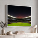 Yankee Stadium Night Game Triple Canvas, Yankee Stadium