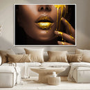 African American Art Black Woman Canvas Print, African Wall