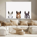 Horse Prints Set, Set of 3 Horse Wall Art, Horses Portraits, by MyGreatCanvas | Canvas Wall Art Prints | Photo Prints & Wall Decor