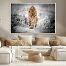 Jaguar Wall Art Canvas Print - Majestic Big Cat in Focused by MyGreatCanvas | Canvas Wall Art Prints | Photo Prints & Wall Decor