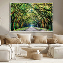 Serene Tree Tunnel Wall Art Canvas Print – Pathway Under by MyGreatCanvas | Canvas Wall Art Prints | Photo Prints & Wall Decor