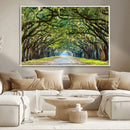 Wormsloe State Plantation Driveway Wall Art Canvas Print by MyGreatCanvas | Canvas Wall Art Prints | Photo Prints & Wall Decor