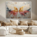 Golden Angel Wings Wall Art Canvas Print – Stunning Abstract by MyGreatCanvas | Canvas Wall Art Prints | Photo Prints & Wall Decor
