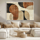 Wabi Sabi Abstract Wall Art Canvas Print | Large Minimalist