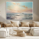 Abstract Ocean Wall Art - Boat Wall Art Canvas Print by MyGreatCanvas | Canvas Wall Art Prints | Photo Prints & Wall Decor