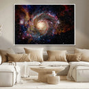 Nebula and Galaxies in Space Wall Art Canvas Print, Spiral
