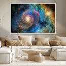 Spiral Galaxy Wall Art Canvas Print