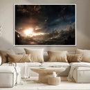 Avengers Planet Wall Art Canvas Print