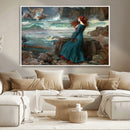 Miranda by the Shore Wall Art Canvas Print – Tempest Scene by MyGreatCanvas | Canvas Wall Art Prints | Photo Prints & Wall Decor