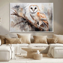 Barn Owl Wall Art | Watercolor Barn Owl Canvas Print | by MyGreatCanvas | Canvas Wall Art Prints | Photo Prints & Wall Decor