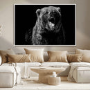 Bear Canvas Print | Wildlife Wall Art for Cabin Decor |