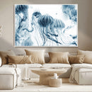 Abstract Jellyfish Canvas Print Wall Art