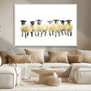 Farmhouse Wall Art Sheep Print | Ready to Hang Framed Canvas by MyGreatCanvas | Canvas Wall Art Prints | Photo Prints & Wall Decor