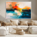Colorful Abstract Wall Art | Bold Modern Canvas Print |