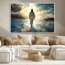 Jesus Walking on Water Wall Art | Canvas Print | Ready to