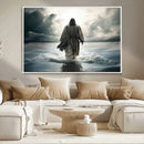 Jesus Walking on Water Wall Art | Canvas Print | Ready to